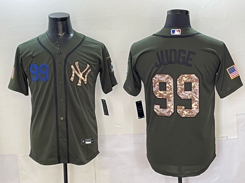 Men 2025 New York Yankees #99 Judge Green camo Nike MLB Jersey style 05->new york yankees->MLB Jersey